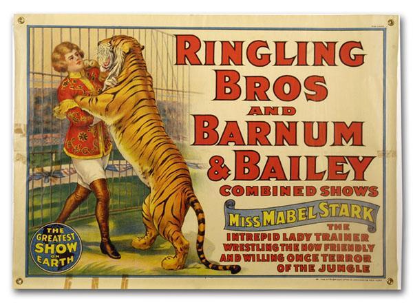  publicity poster ringling bros and barnum bailey 